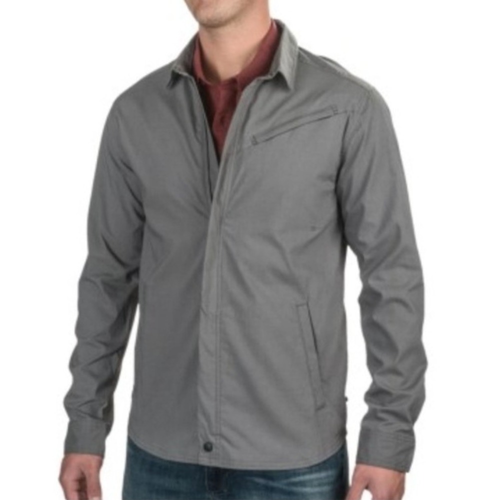 Toad and Co Men's Transverse Shirt Jacket XL Green Outdoor Camping Gorpcore - Picture 2 of 8